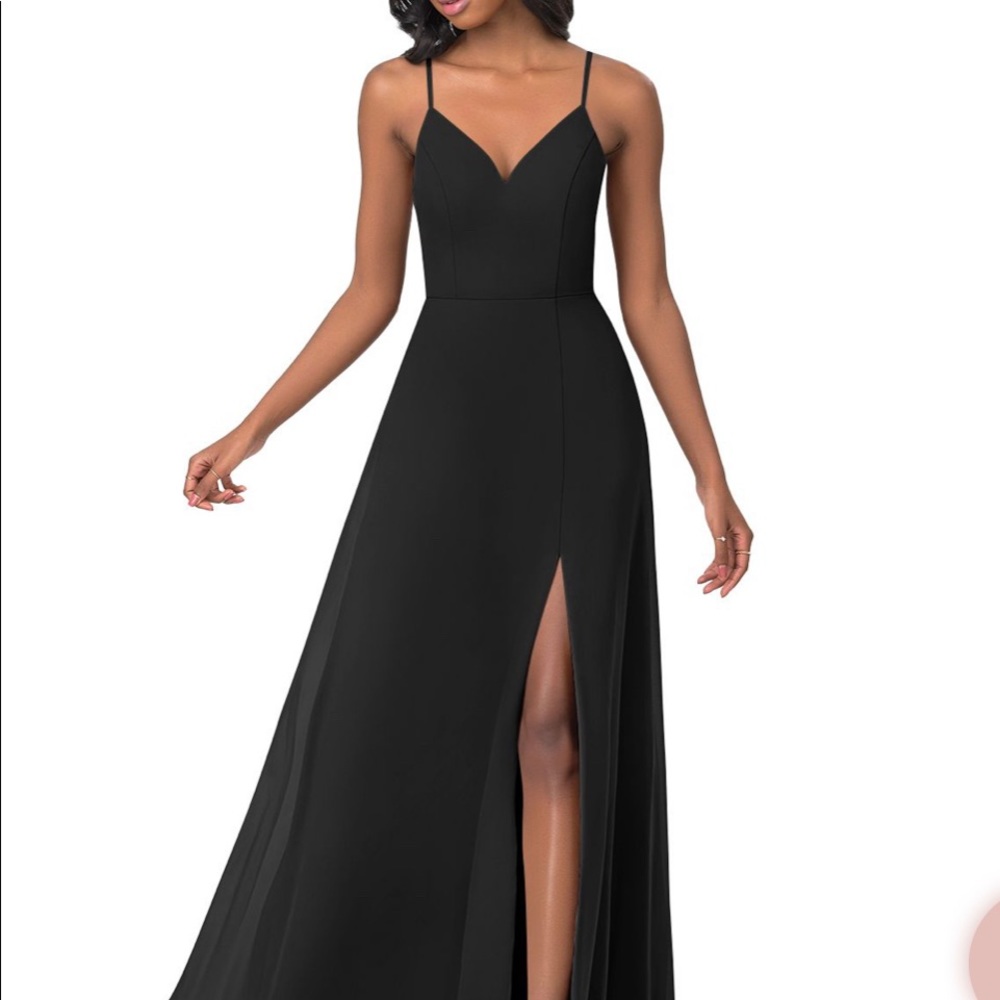 Azazie dress size A4 wasn’t altered or anything! Worn once for a wedding!